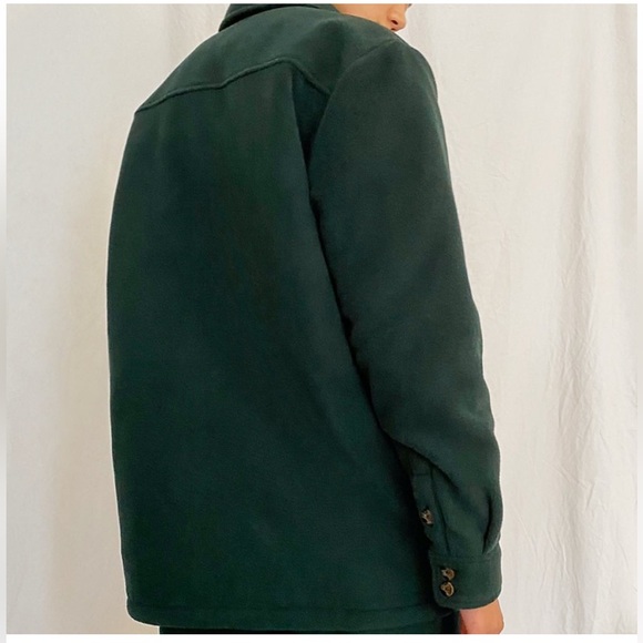 Aritzia TNA scarab dark green Virgil polar padded shirt jacket sz 2 preloved - Picture 13 of 13
